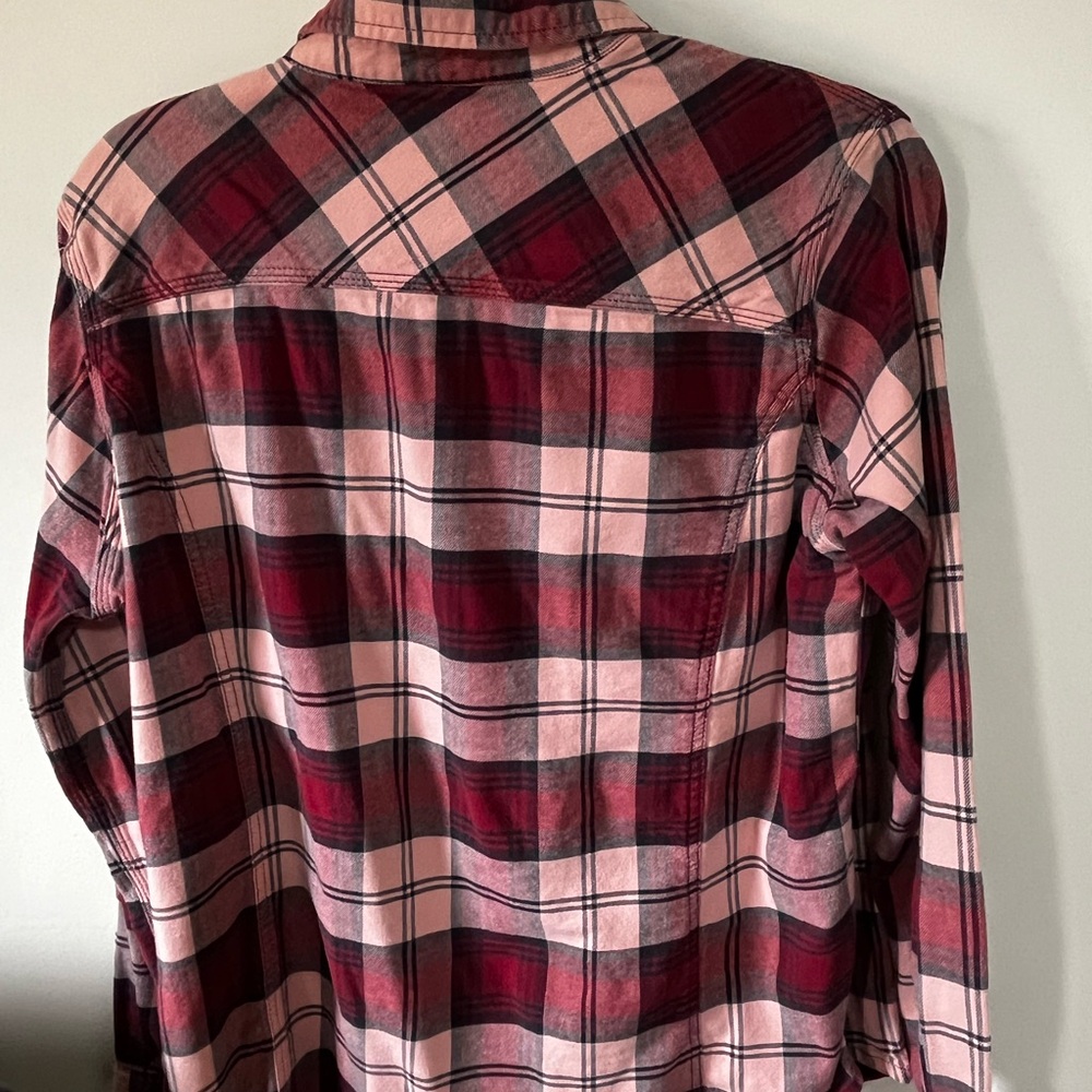 Carhartt Plaid Flannel Top Sz XL - Picture 5 of 7